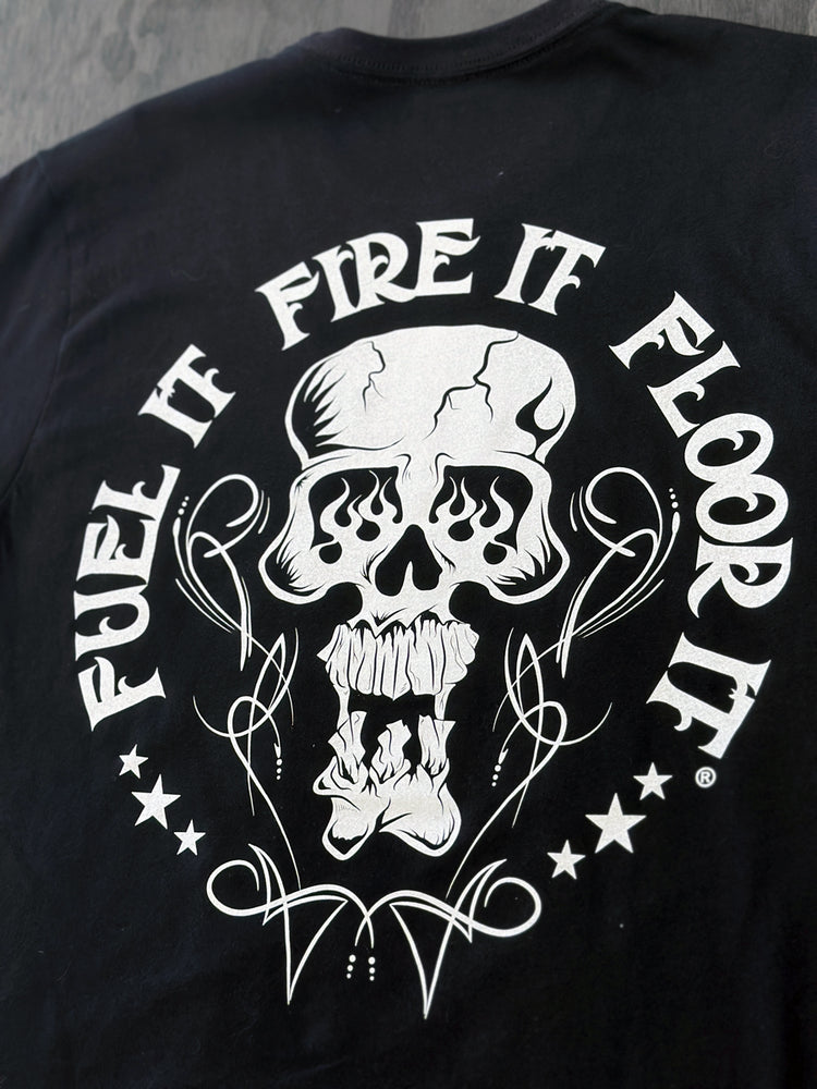 
                  
                    FUEL IT, FIRE IT, FLOOR IT™ - "Skully" short sleeve
                  
                