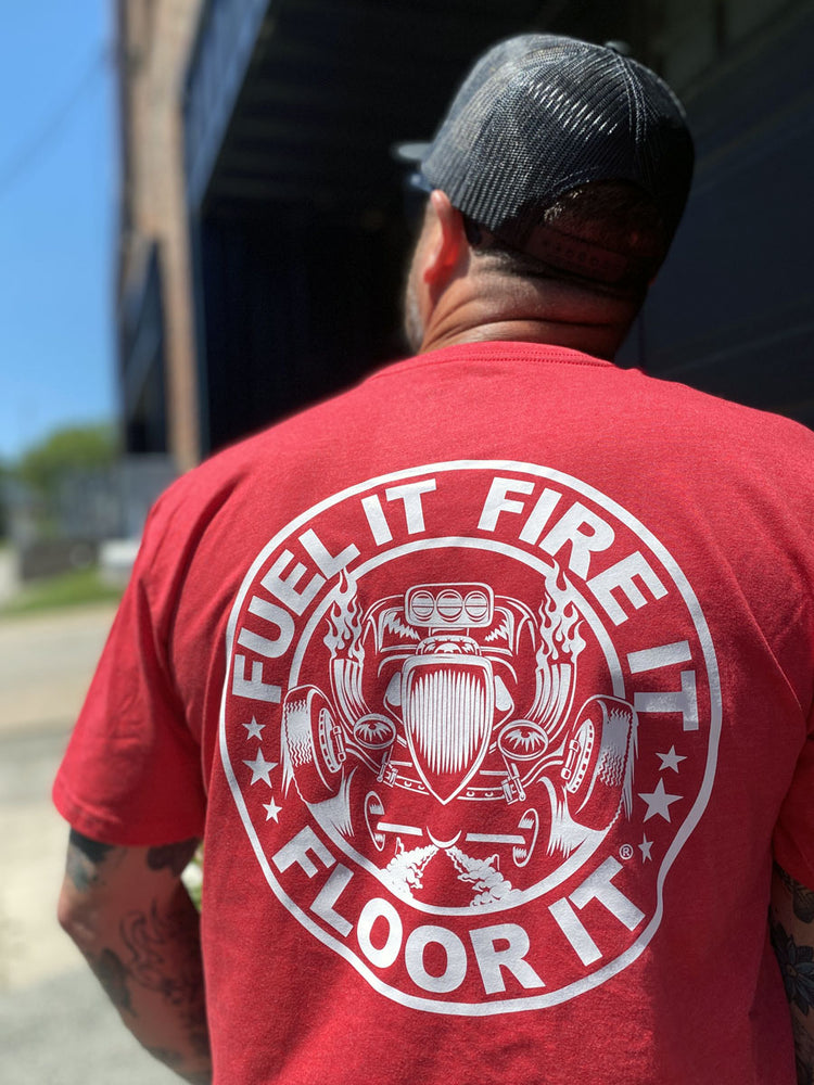 
                      
                        FUEL IT, FIRE IT, FLOOR IT - "Corporate" short sleeve
                      
                    