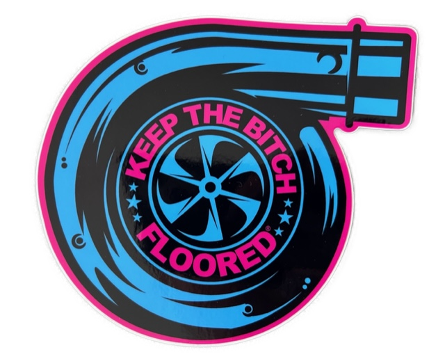 
                  
                    5" vinyl KTBF "Turbo" sticker/decal
                  
                