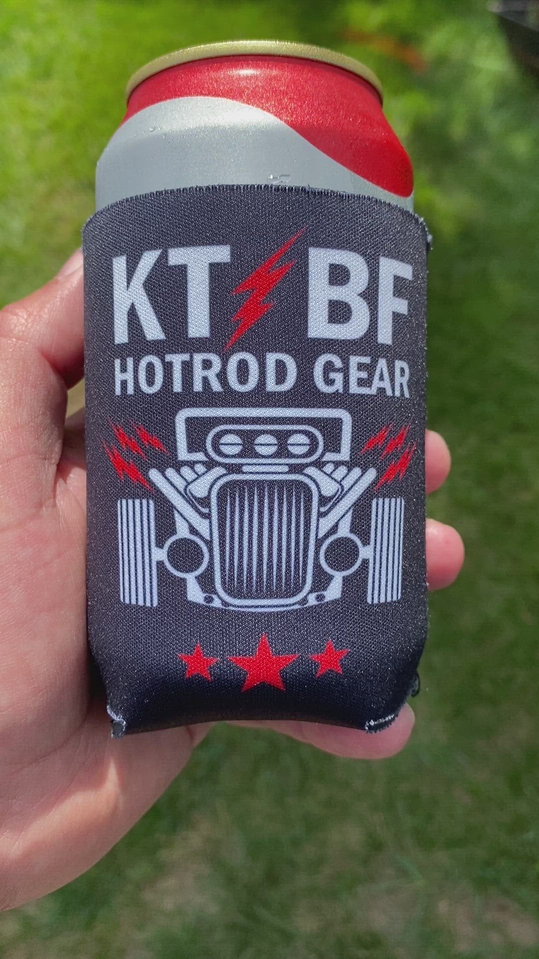 
                  
                    Load and play video in Gallery viewer, KTBF™ &amp;quot;Retro Rod&amp;quot; Can Cooler!
                  
                