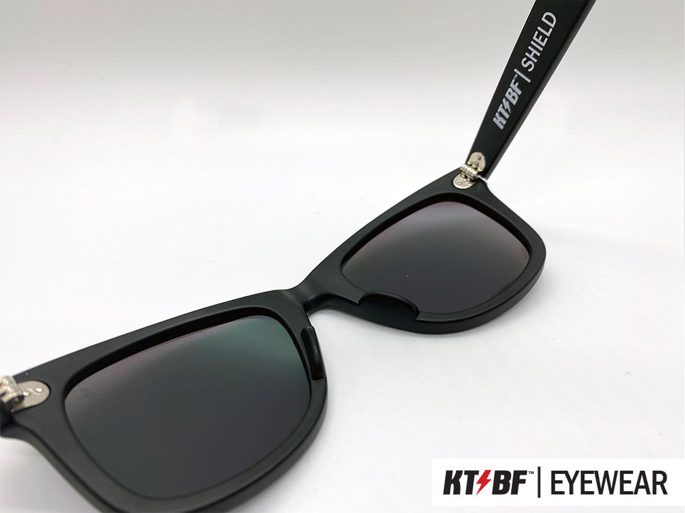
                      
                        KTBF™ | SHIELD polarized sunglasses - Matte Black / Orange Yellow Mirror
                      
                    